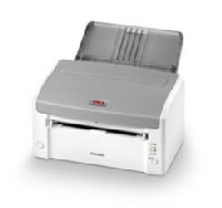 OKI B2400 - Impresora - B/W - LED - Legal, A4 - 1200 ppp x 600 ppp - hasta 20 ppm - capacidad: 150 hojas - paralelo, USB (43641805)